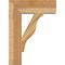 Ekena Millwork Funston Block Rough Sawn Bracket, Western Red Cedar, 6"W x 22"D x 30"H BKT06X22X30FST05RWR - alternate 4